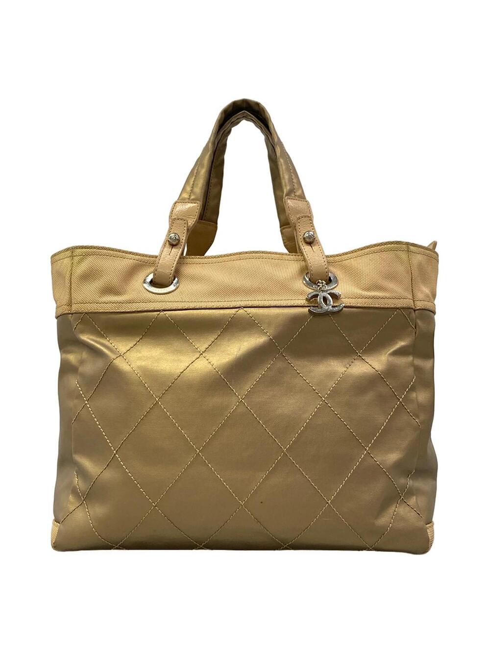 Chanel Paris Biarritz Mm Gold Coated #339830C90B
